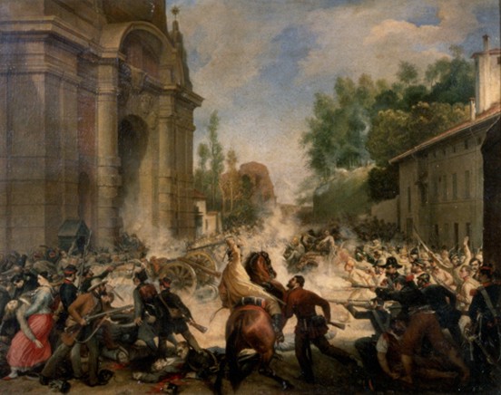 Porta Galliera 8 agosto 1848