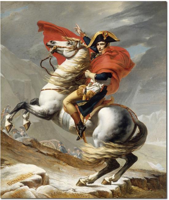 Napoleone valica il Gran San Bernardo (Miniatura 219x258 px)