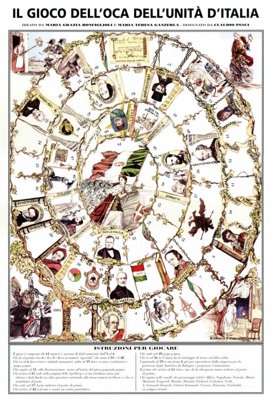 Il gioco dell'oca dell'Unità d'Italia (Miniatura 219x322 px)