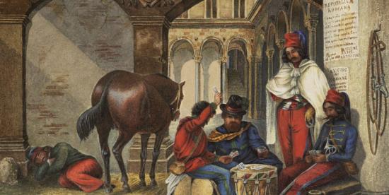 Volontari garibaldini a Roma nel 1849 (Miniatura 219x110 px)