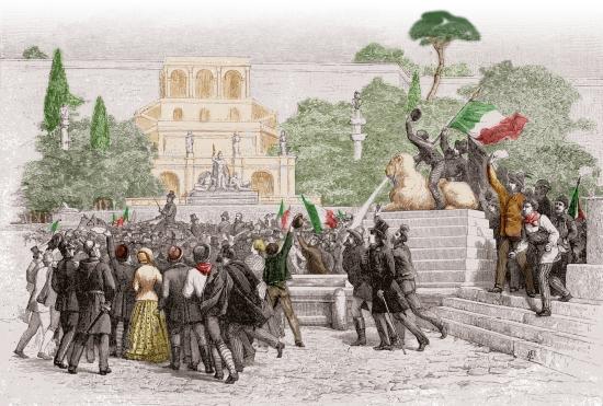 L’entrata di Mazzini a Roma (Miniatura 219x147 px)