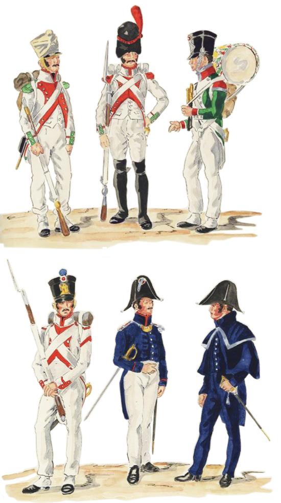 Secondo Reggimento di linea, 1812-13 (Miniatura 219x195 px)