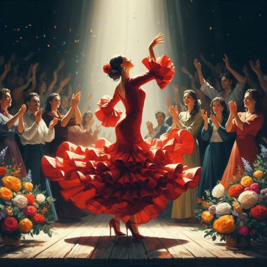Ballerina di flamenco (Miniatura 219x219 px)